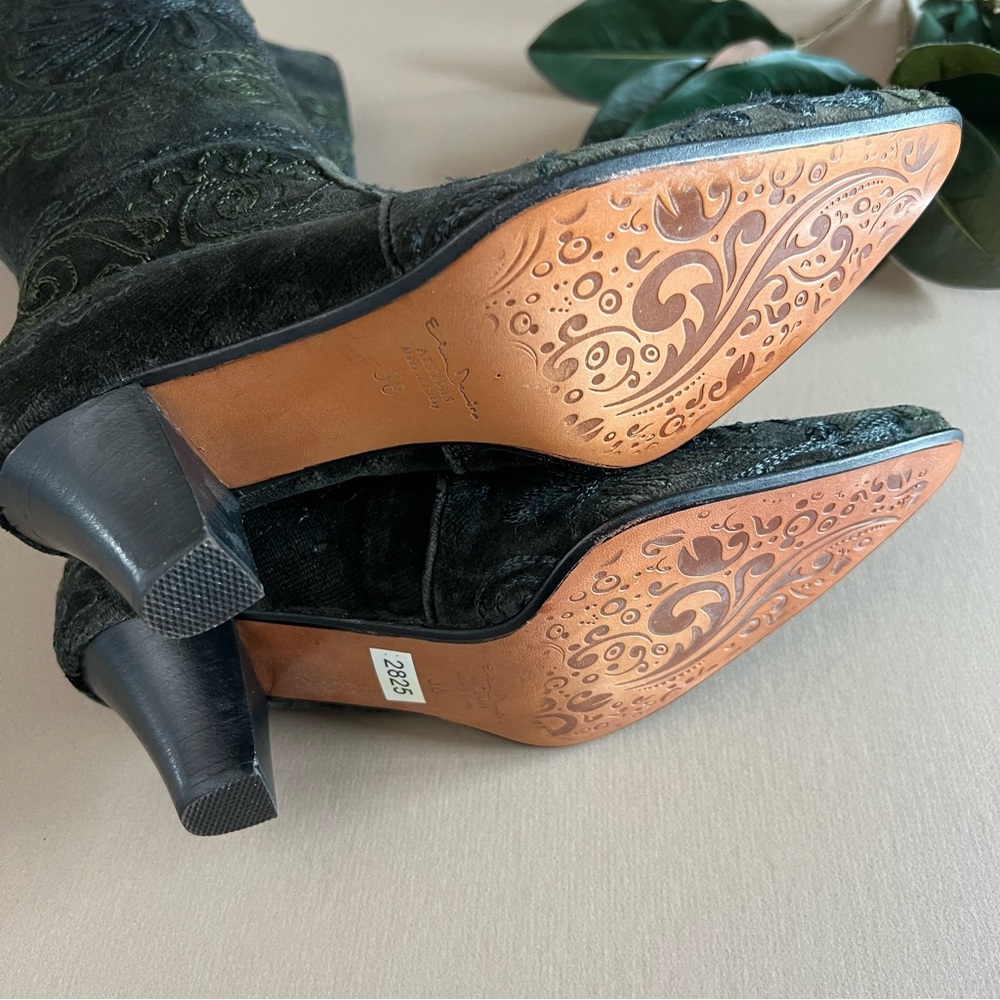Artemis Design Co. Embroidered Heeled Boots - Picture 13 of 15